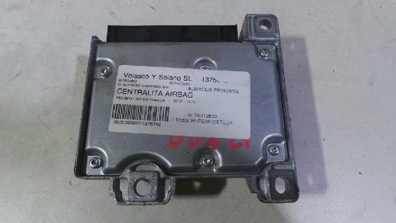 RENAULT 407 1 generation (2004-2010) SRS Control Unit 9655880880, 605554600, AUTOLIV 18936910