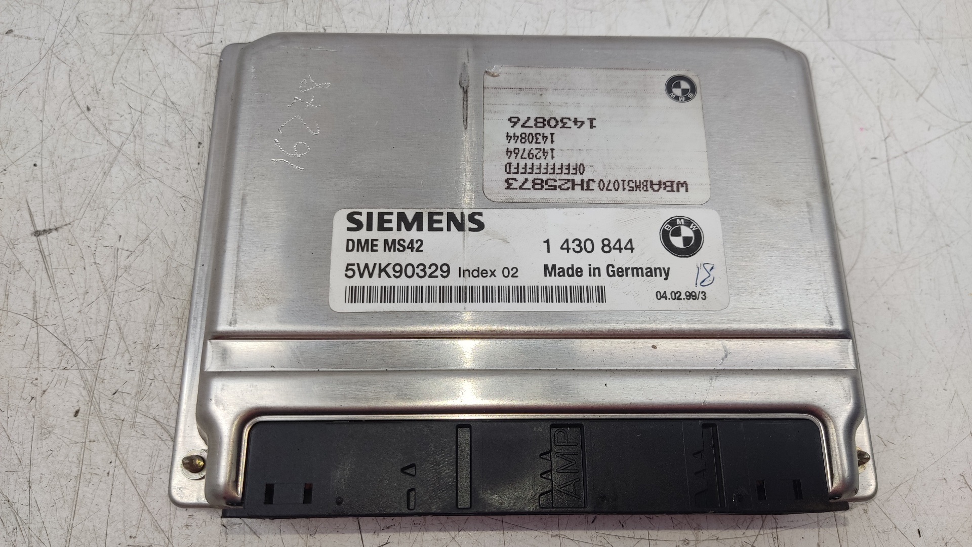 MERCEDES-BENZ 3 Series E46 (1997-2006) Engine Control Unit ECU 1430844 20616958