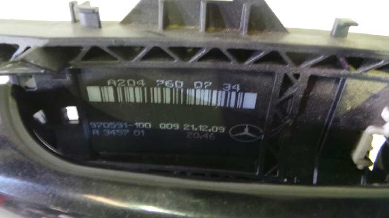 MERCEDES-BENZ C-Class W204/S204/C204 (2004-2015) Наружная ручка задней левой двери A2047600734, 970591100, A345701 19137947