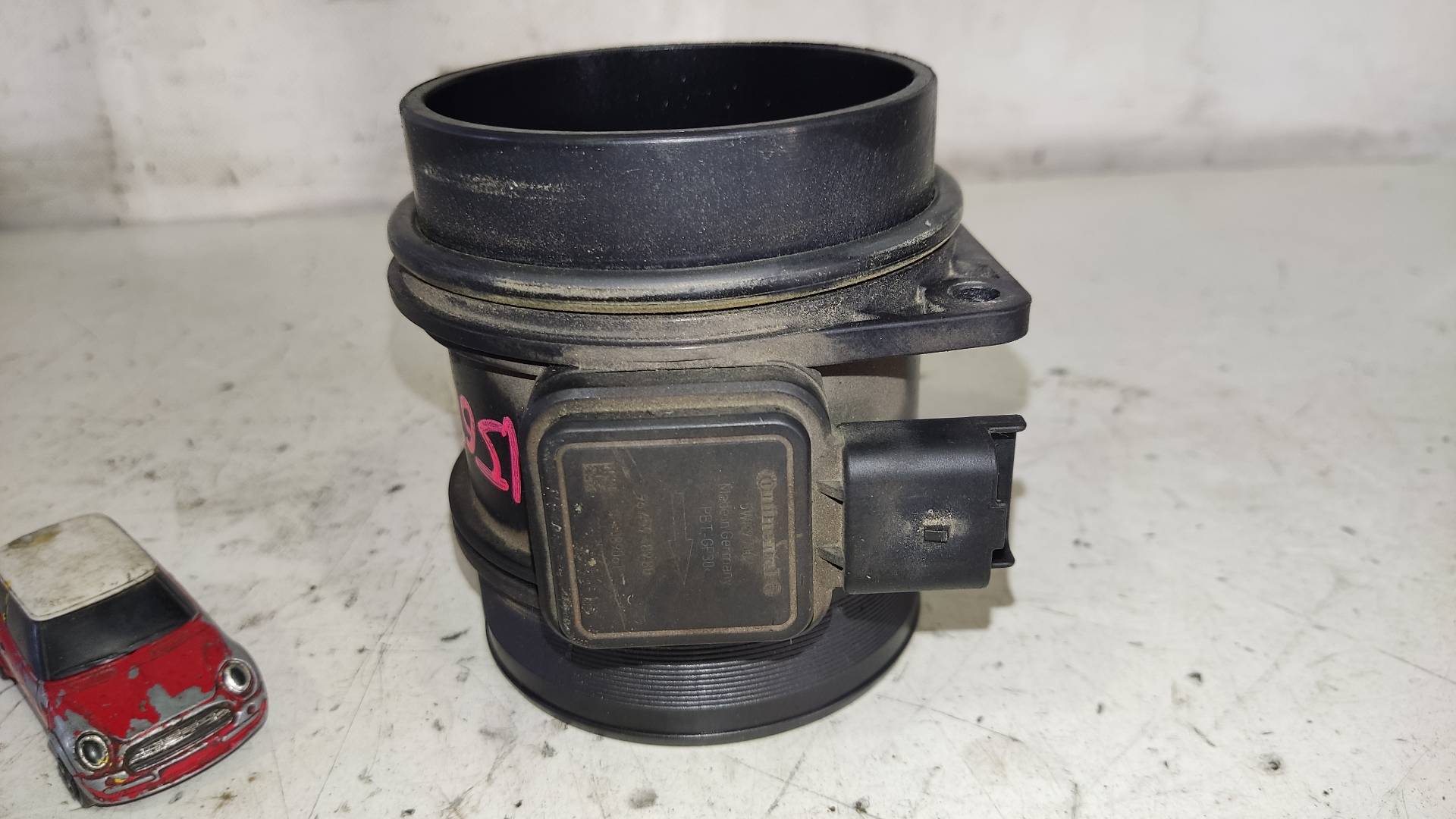 CITROËN C5 2 generation (2008-2017) Mass Air Flow Sensor MAF 9645948980, CONTINENTAL 19182100