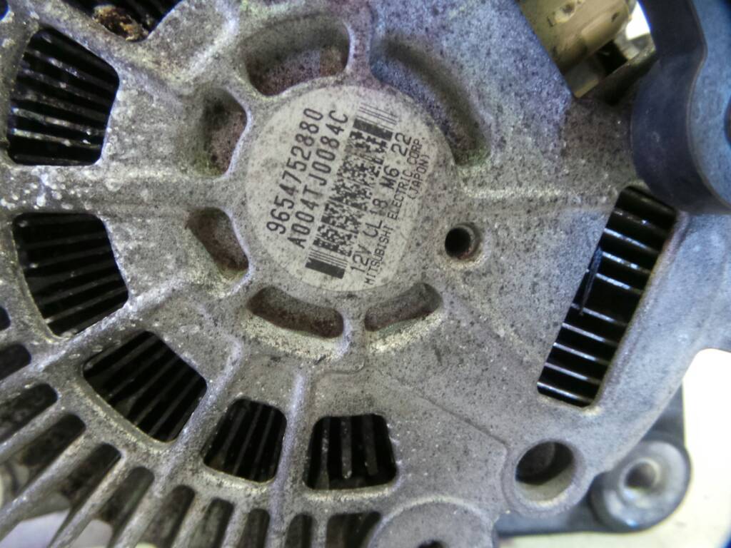 CITROËN C4 Picasso 1 generation (2006-2013) Alternator 9654752880 19013871