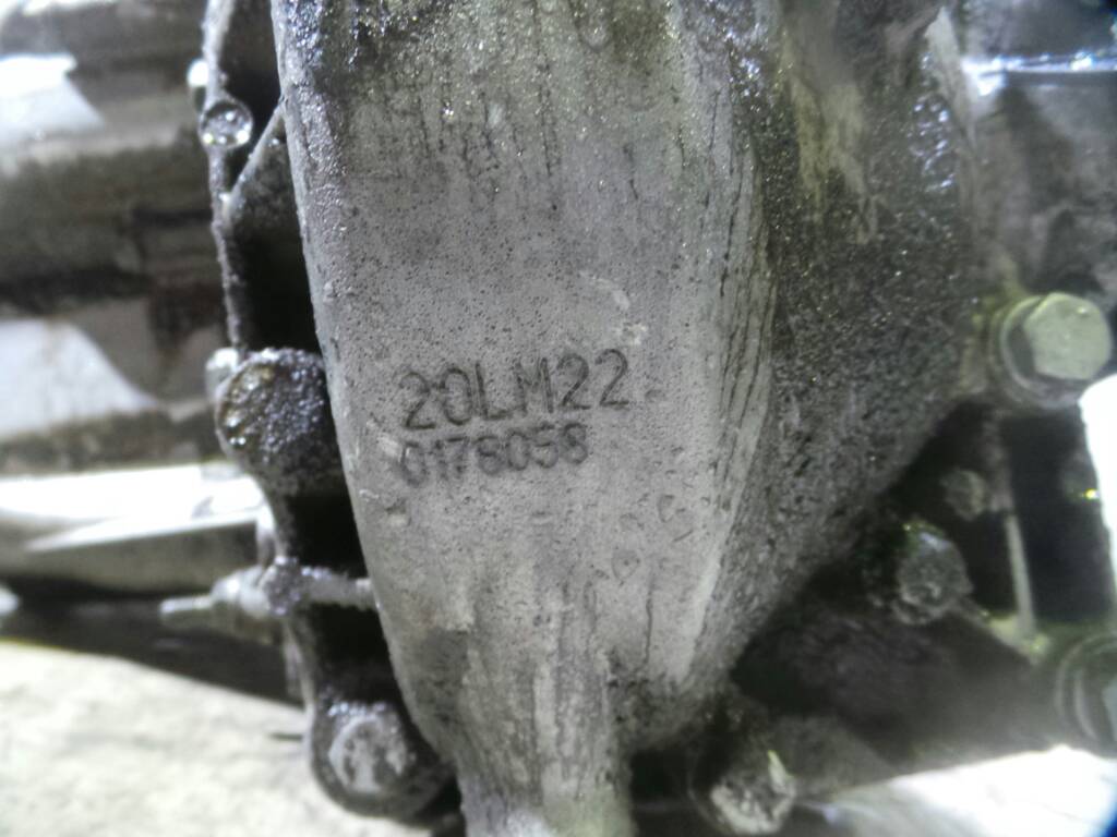 PEUGEOT 406 1 generation (1995-2004) Gearbox 20LM22 18990300