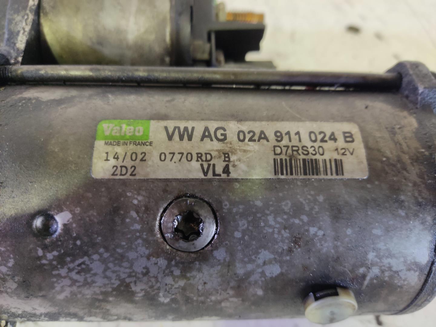 VOLKSWAGEN Bora 1 generation (1998-2005) Starter Motor 02A911024B, D7RS30, VALEO 19164746