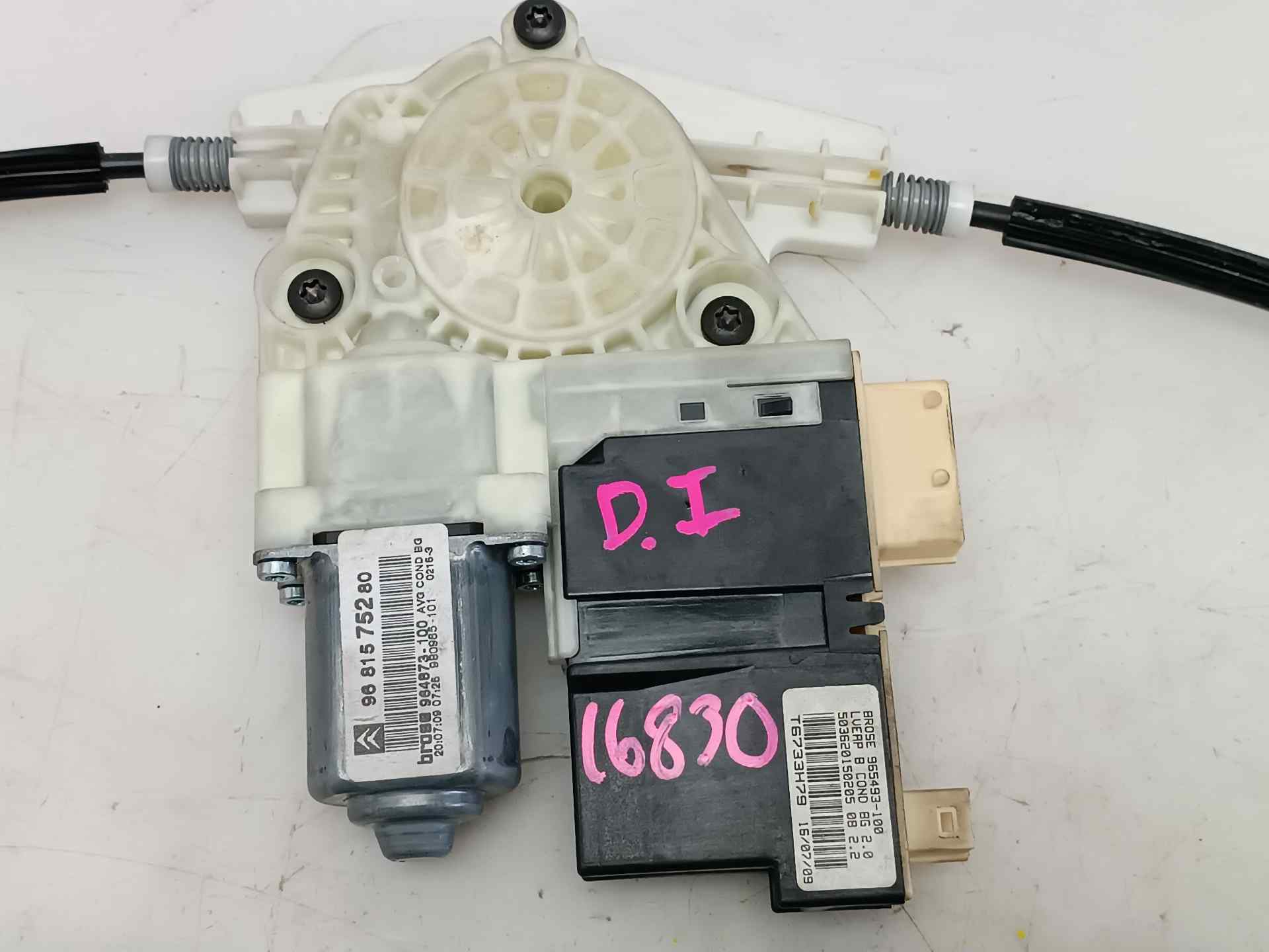 PEUGEOT 308 T7 (2007-2015) Regulator de geam ușă stânga față 9681575280, 9681575280 25915440