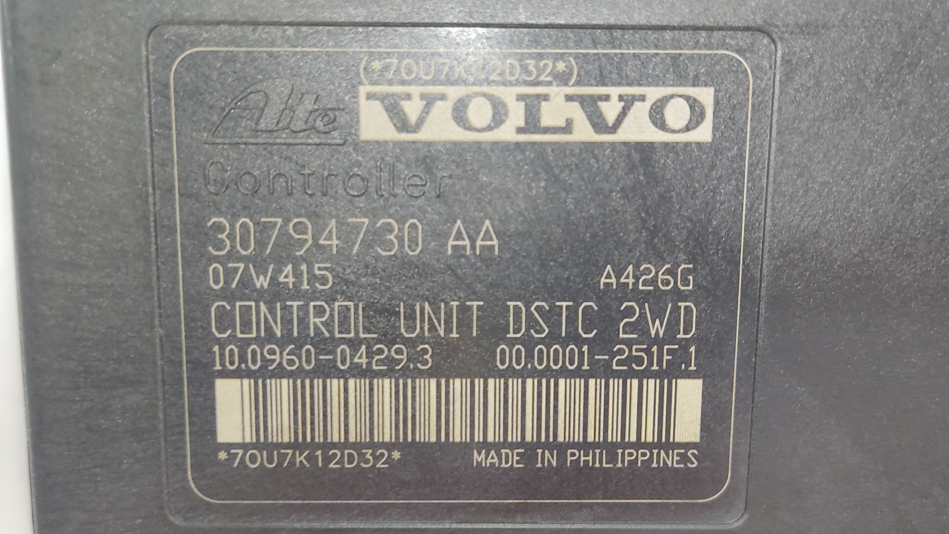 VOLVO S40 2 generation (2004-2012) Абс блок 30794728 20617139
