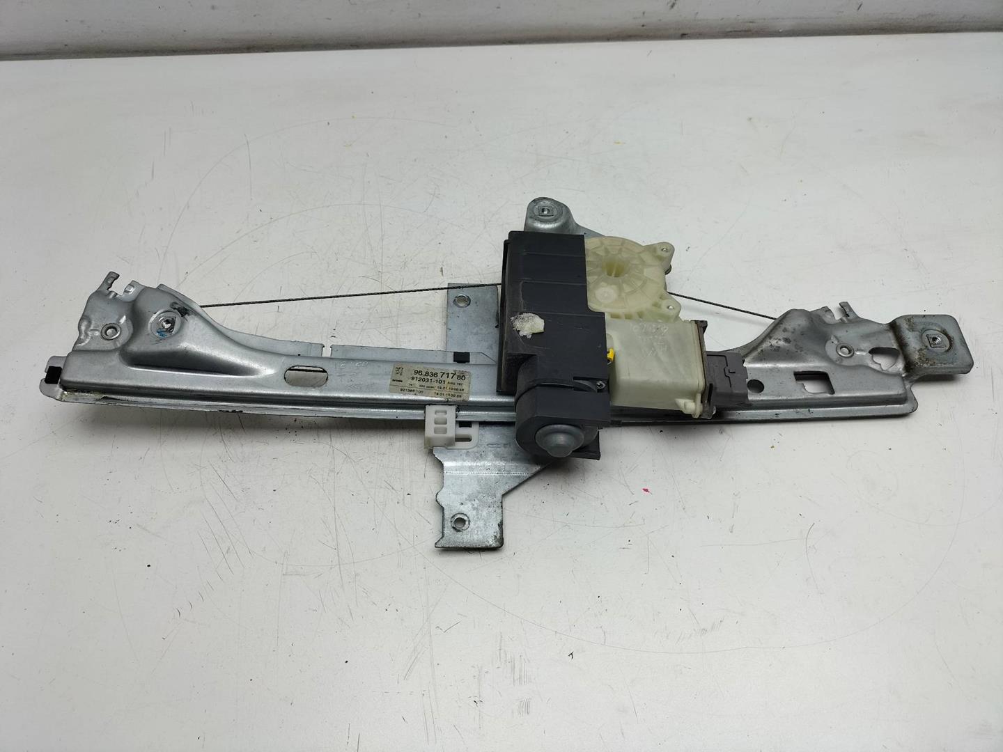 PEUGEOT 5008 1 generation (2009-2016) Rear left door window lifter 9683671780, 912031101, 6PINES 19225483