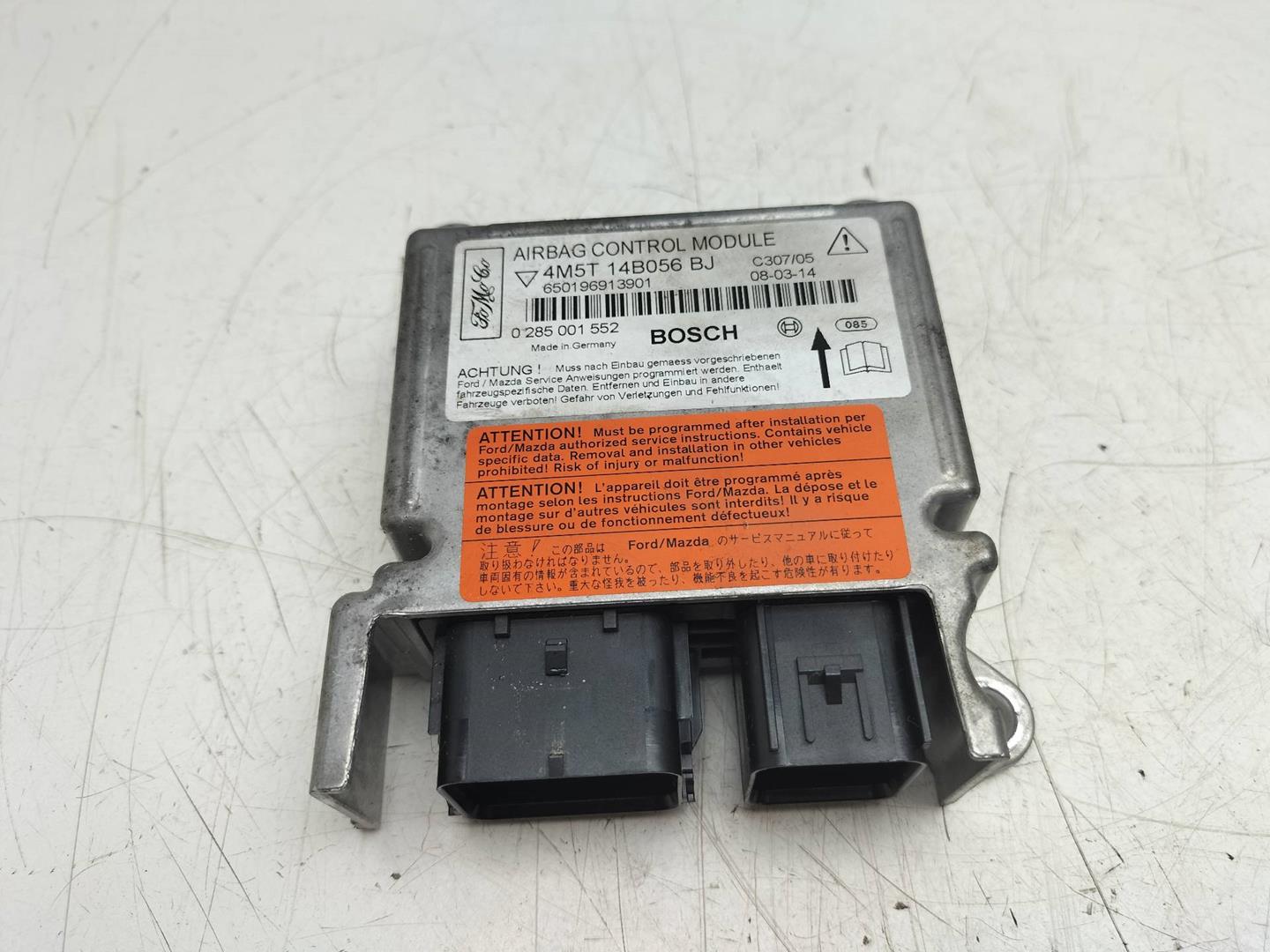 FORD Focus 2 generation (2004-2011) Блок SRS 4M5T14B056BJ, 0285001552 19234255