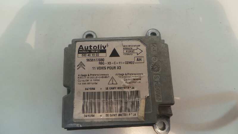 CADILLAC C5 1 generation (2001-2008) Unitate de control SRS 9658177080, 9658177080, AUTOLIV 18980627