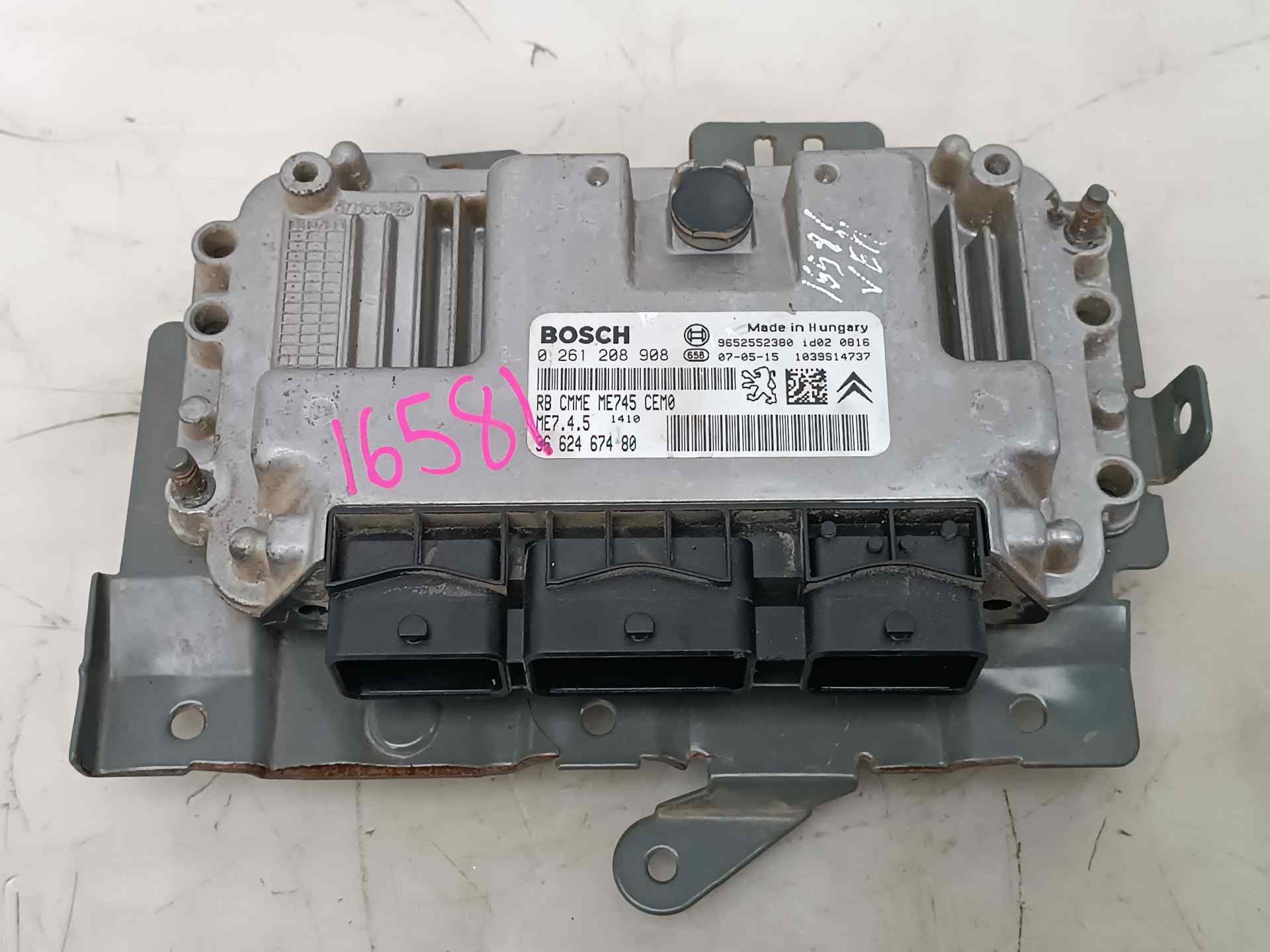 VOLKSWAGEN Golf 4 generation (1997-2006) Motorkontrolenhed ECU 9652552380 25916076