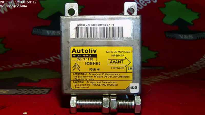 CITROËN Xsara 1 generation (1997-2004) SRS Control Unit 9636894280, 550741100, 9636894280 19053672