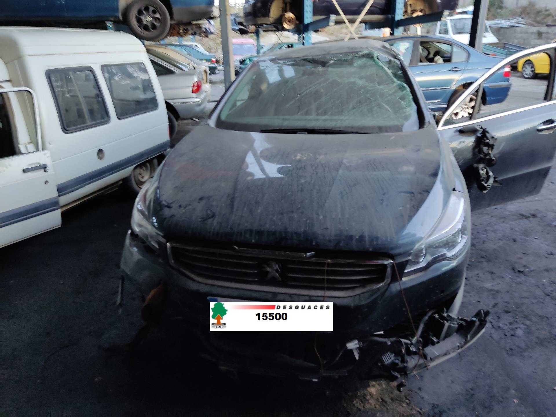 PEUGEOT 508 1 generation (2010-2020) Кнопка стеклоподъемника передней левой двери 98026370ZD 19169900