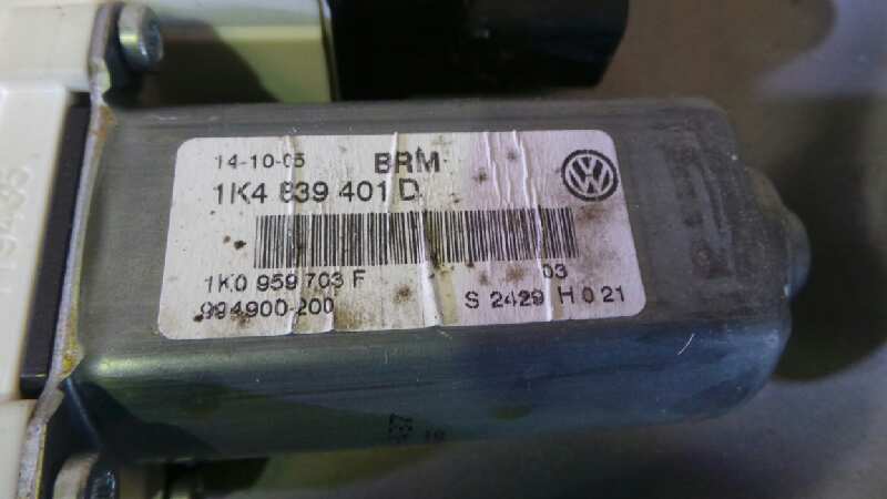 VOLKSWAGEN Golf 5 generation (2003-2009) Rear left door window lifter 1K4839401D,ELECTRICOCOMFORT 19134112