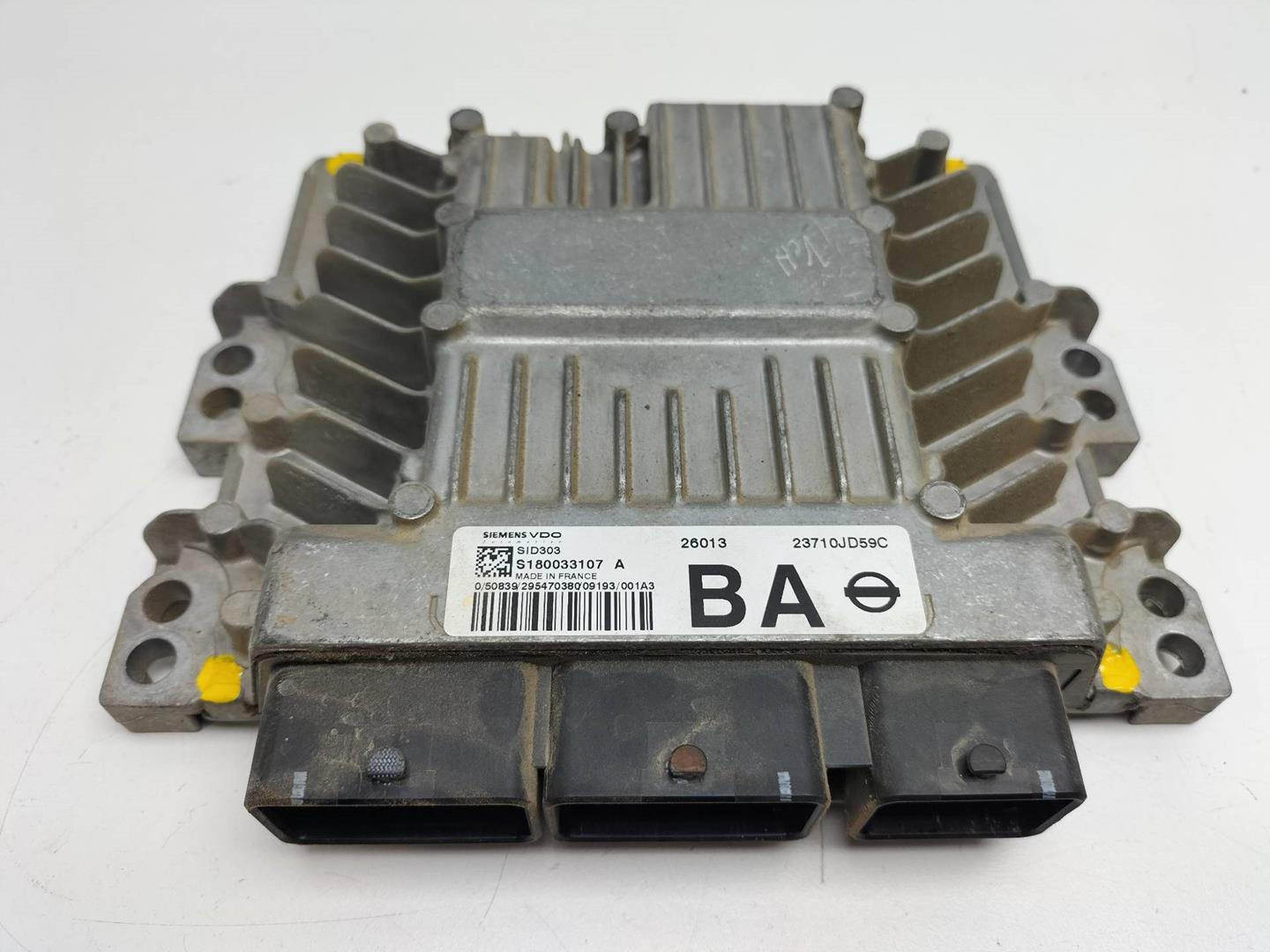 NISSAN Qashqai 1 generation (2007-2014) Engine Control Unit ECU 23710JD59C, S180033107A, SIEMENSVDO 19195239