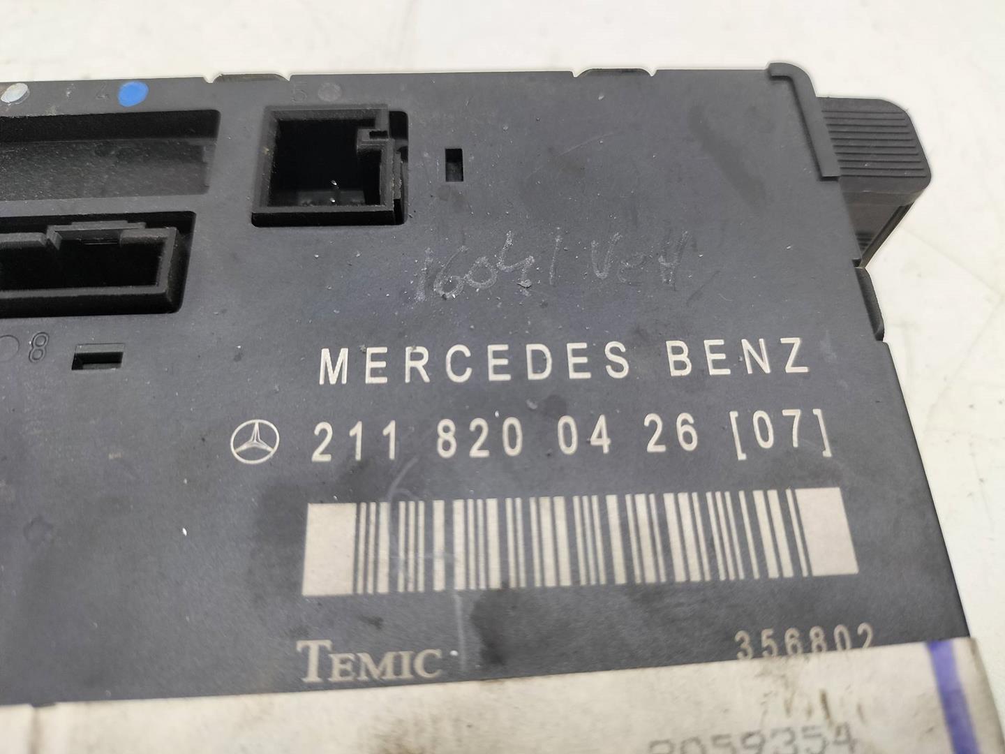 MERCEDES-BENZ E-Class W211/S211 (2002-2009) Autres unités de contrôle 211820042607,356802,TEMIC 19217815