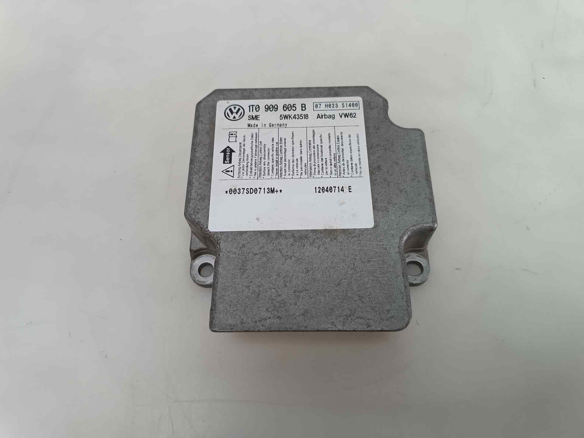 AUDI A8 D2/4D (1994-2002) SRS Control Unit 1T0909605B 25915939