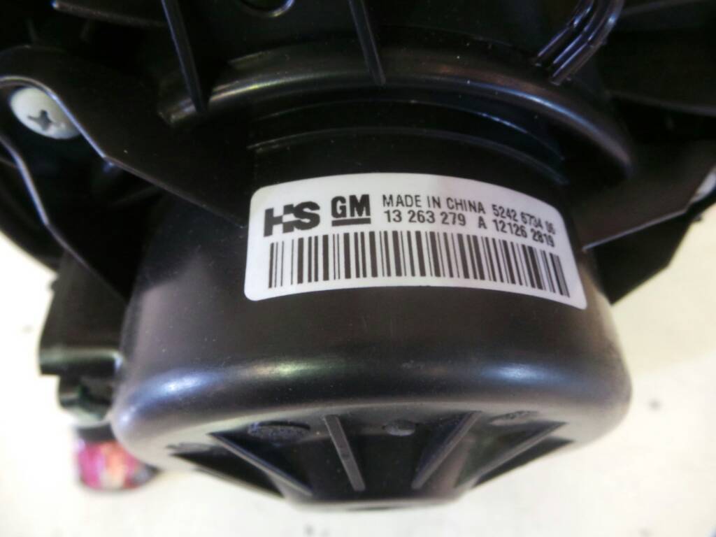 OPEL Insignia A (2008-2016) Motor încălzitor interior 13263279A, 13263279B 19013409