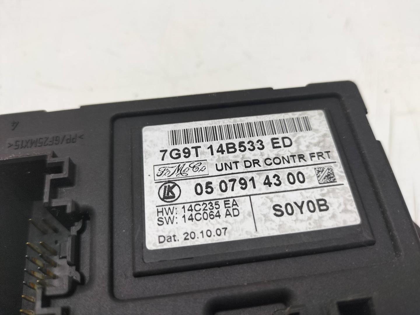 FORD S-Max 1 generation (2006-2015) Other Control Units 7G9T14B533ED, 0507914300, DELANTEROIZQUIERDO 19228905