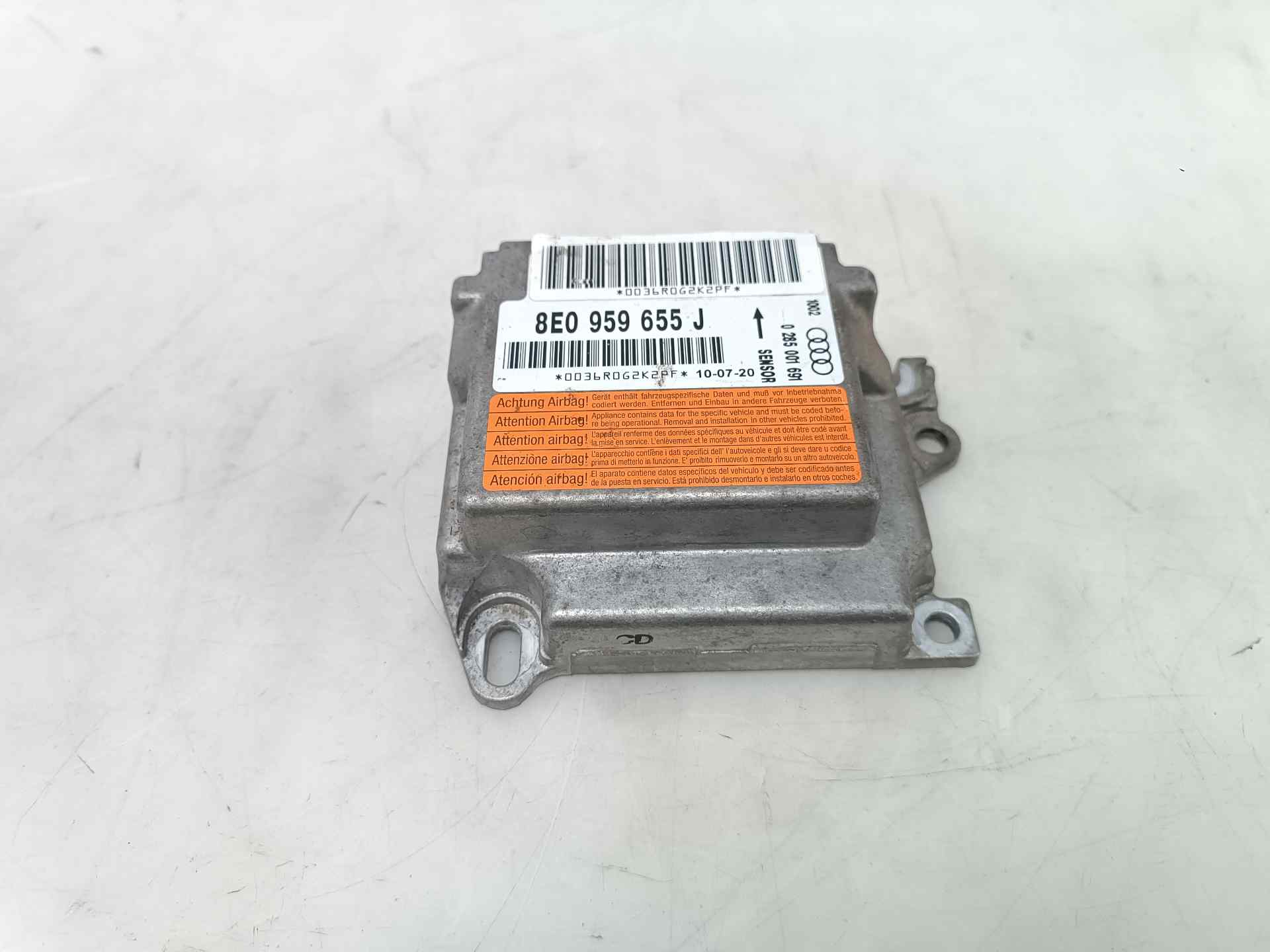 SUZUKI A4 B6/8E (2000-2005) SRS vadības bloks 8E0959655J, 8E0959655J, 0285001691 24592138