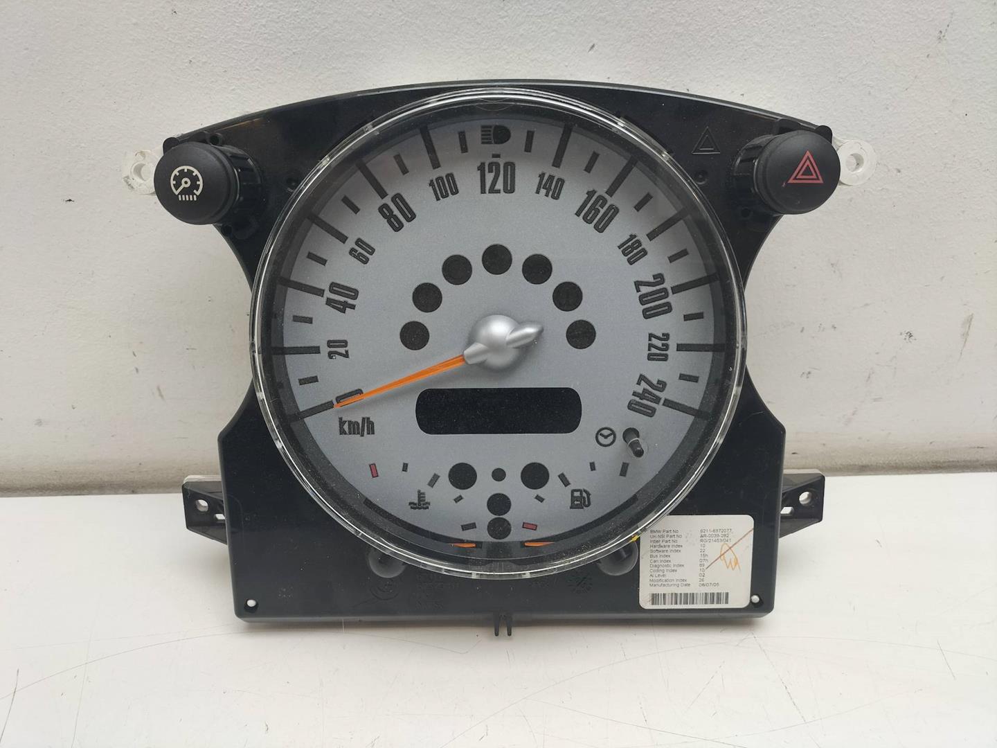MINI Cooper R50 (2001-2006) Speedometer 62116972077, 621167379411 19228401