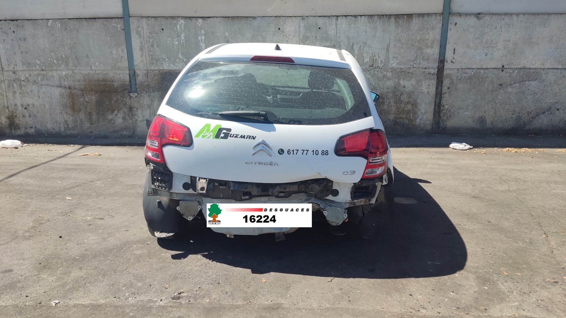 CITROËN C1 1 generation (2005-2016) Кронштейн ручки передней левой двери 9683446877,9683446177,1905002 19282175