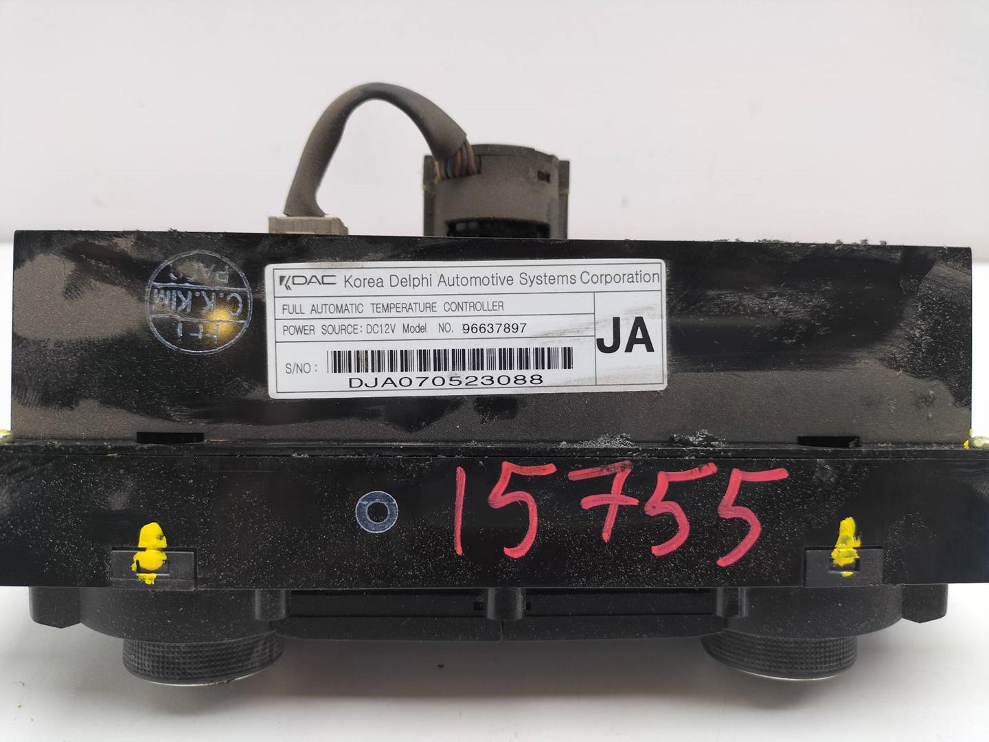 CHEVROLET Epica 1 generation (2006-2012) Climate  Control Unit 96637897, KDACDJA070523088 19195146