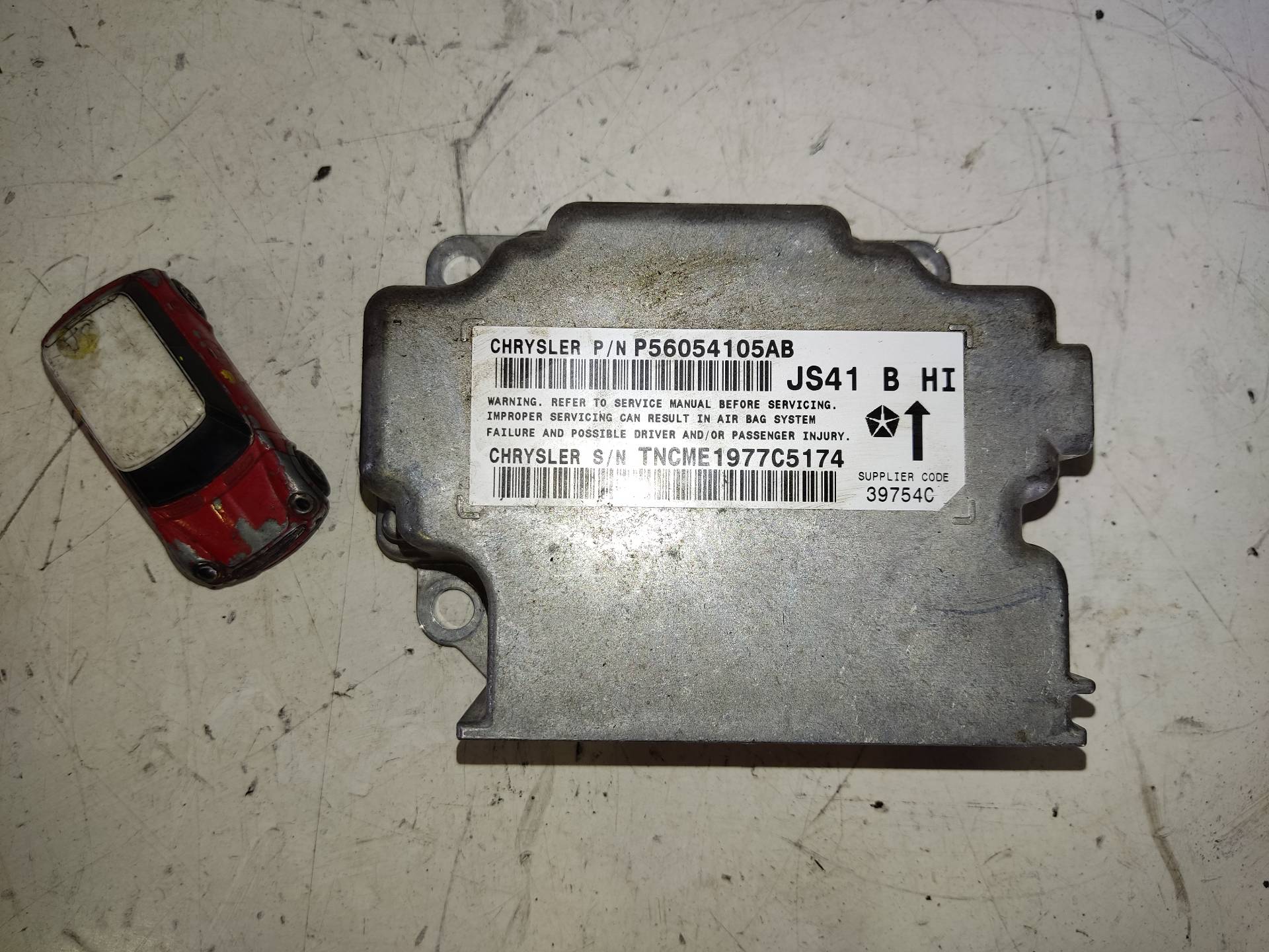 DODGE SRS Control Unit P56054105AB 19170630