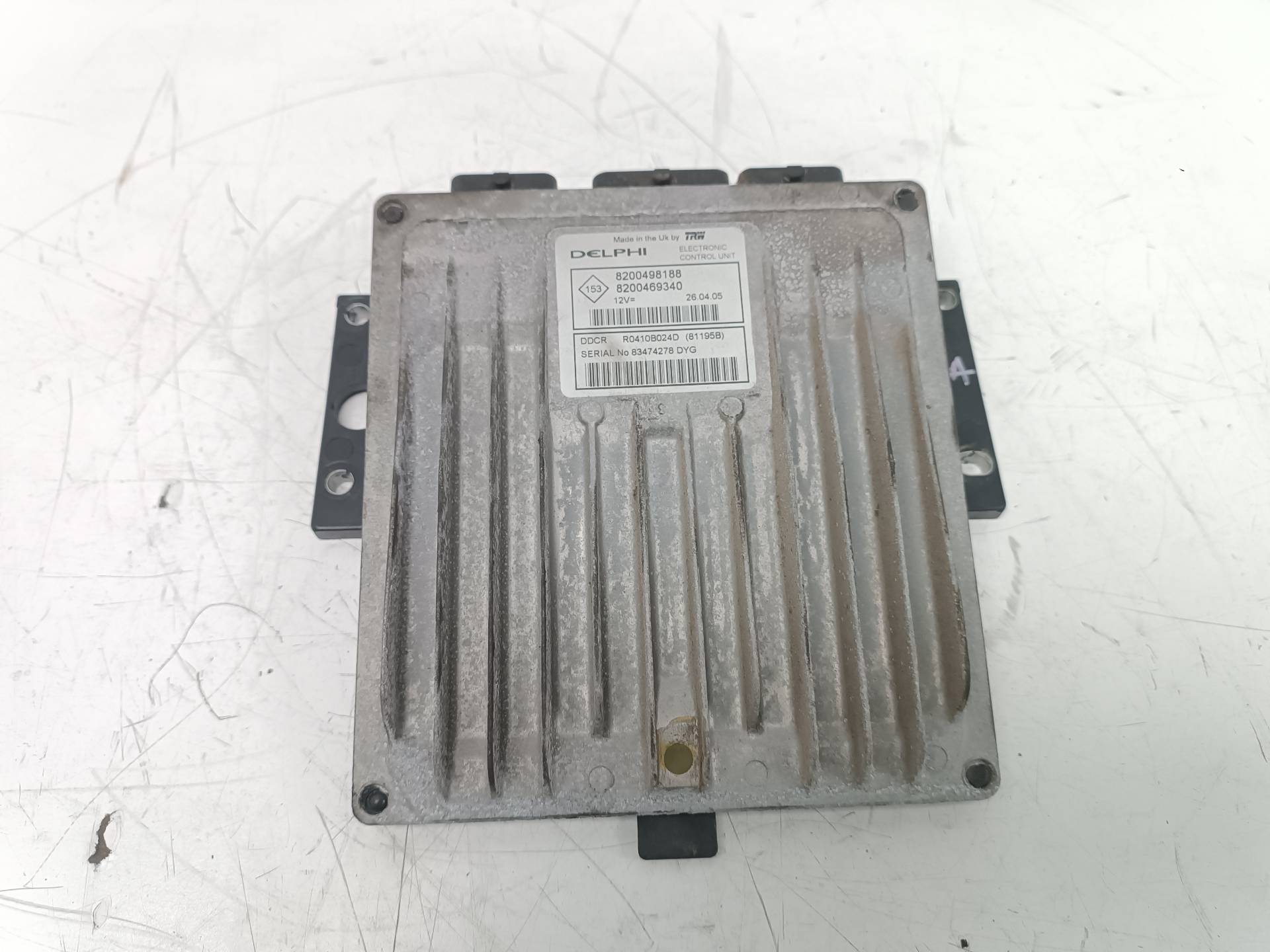 VAUXHALL Megane 2 generation (2002-2012) Engine Control Unit ECU 8200498188, 8200498188, 8200469340 24582530