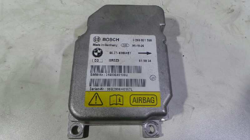 BMW 3 Series E46 (1997-2006) SRS Control Unit 66776906491,0285001368 18918709